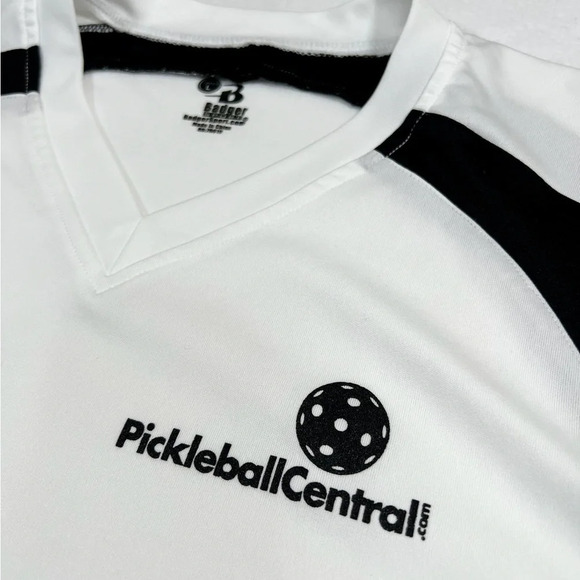 BADGER‎ SPORT Women's Pickleball Central Black/White Lightweight Jersey Size L - Picture 1 of 14